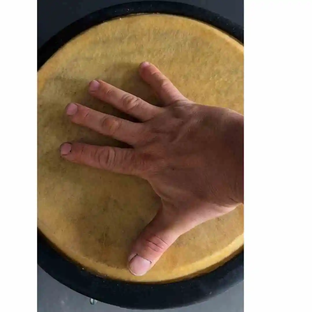 Atabaque Jair® 90cm (LÊ) boca 12" Aro Confortável - Imagem 3