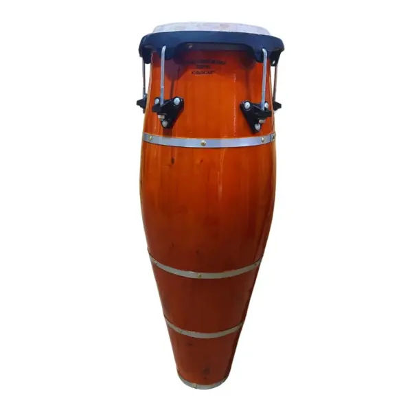 Atabaque Jair® Edição Mogno 100cm (RUMPI) boca 12" Aro Confortável - Imagem 2