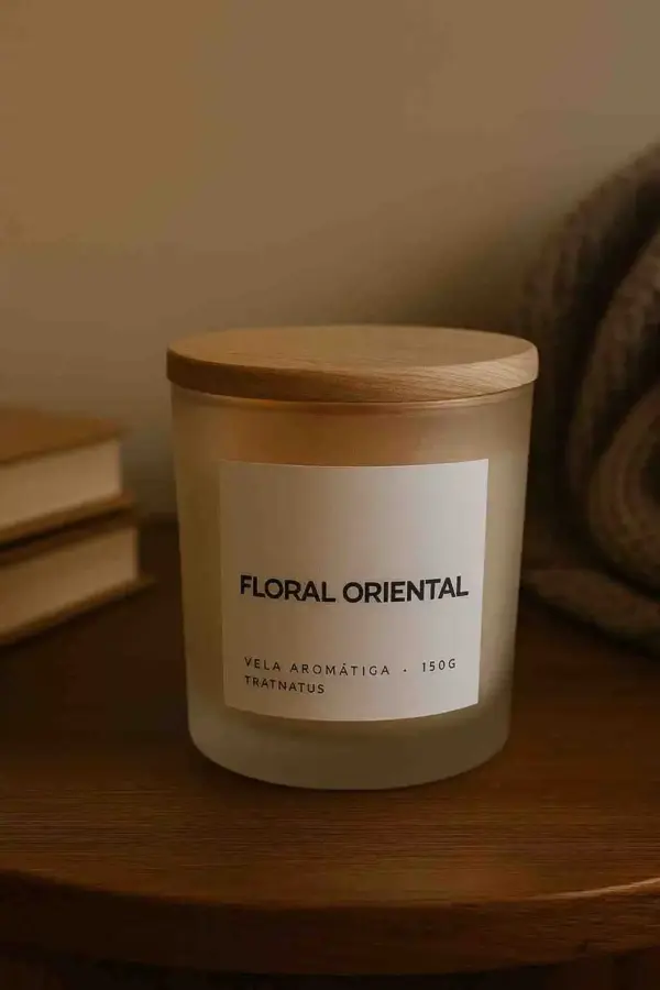 Vela Aromática Premium — Floral Oriental-150g - Imagem 4