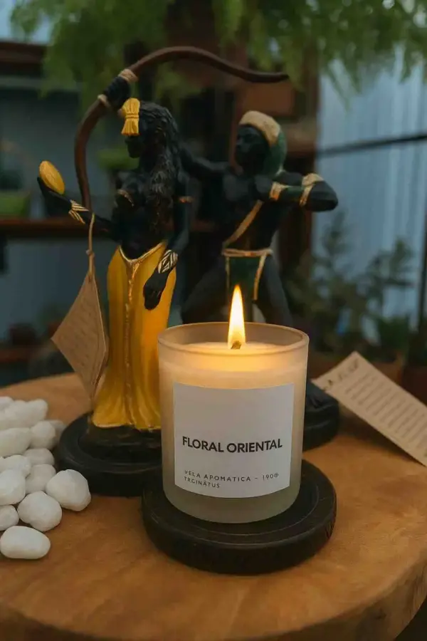 Vela Aromática Premium — Floral Oriental-150g