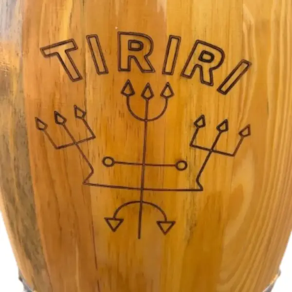 Atabaque Jair® – Personalizado com Seu Ponto Riscado- Tradicional 110cm (RUM) boca 9" - Imagem 2