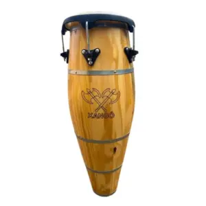 Atabaque Jair®– Personalizado Xangô – Tradicional 90cm (LÊ) boca 9" Aro Confortável