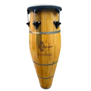 Atabaque Jair®– Personalizado Oxóssi – Tradicional 90cm (LÊ) boca 9" Aro Confortável